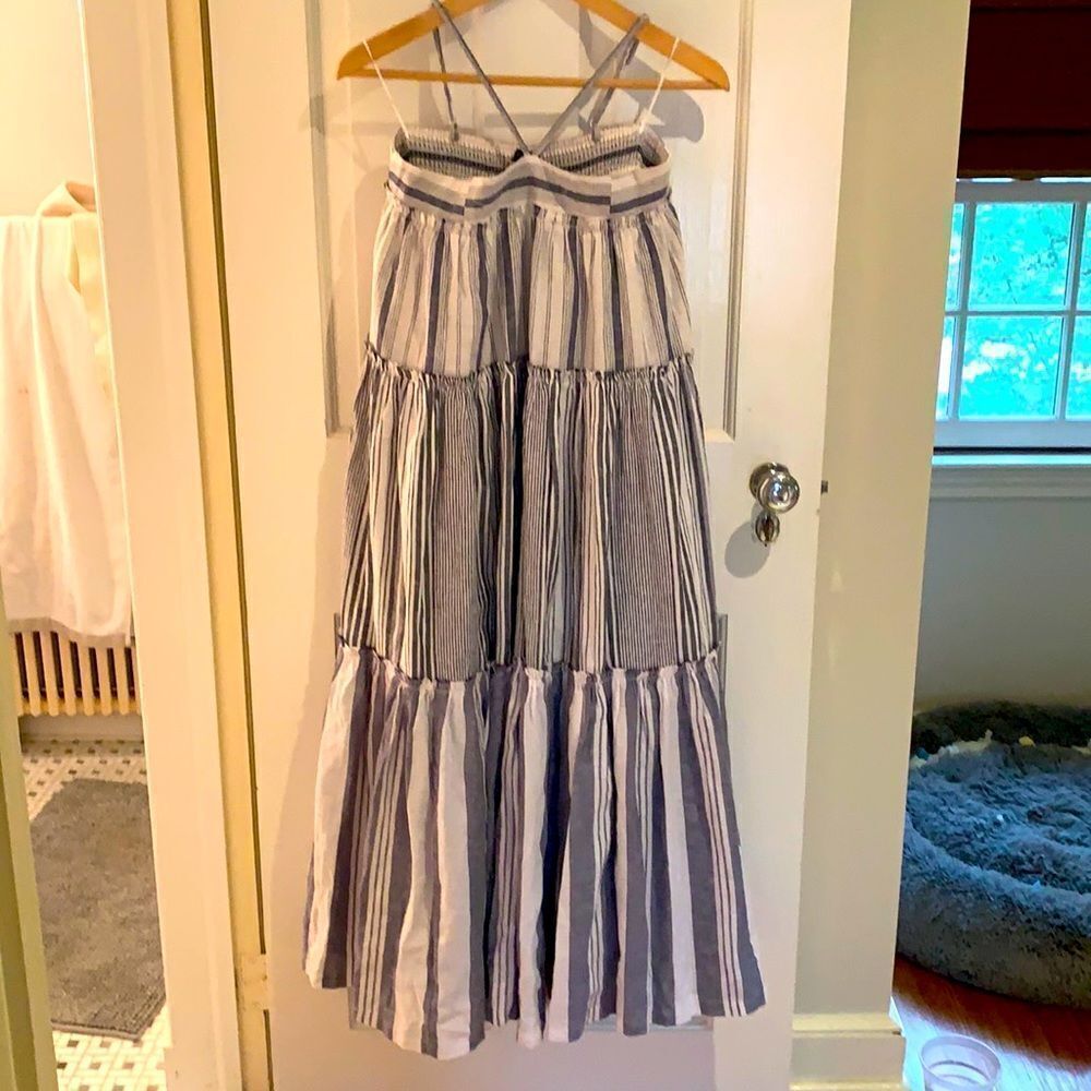 J. Crew tiered maxi dress size small nwt